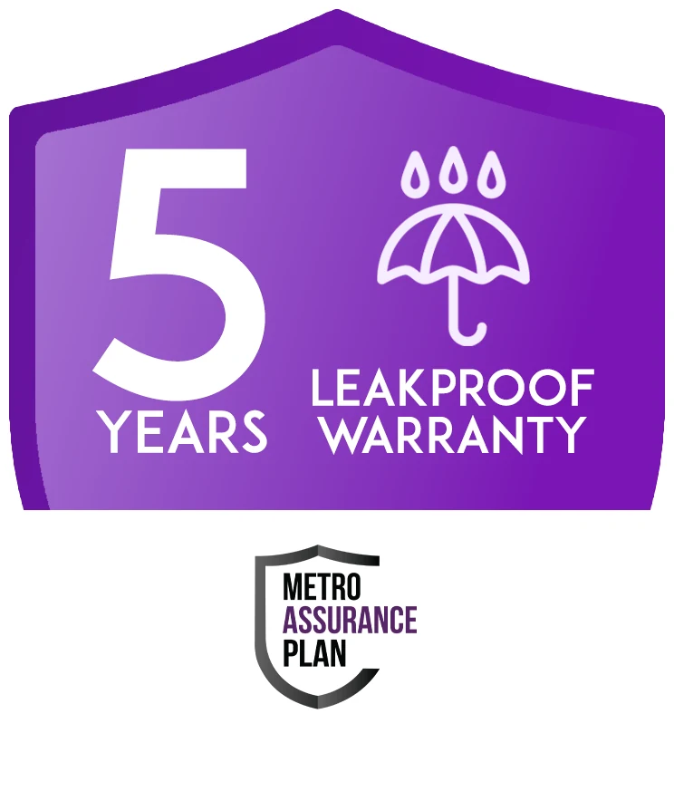 Five years leakproof assurance shield